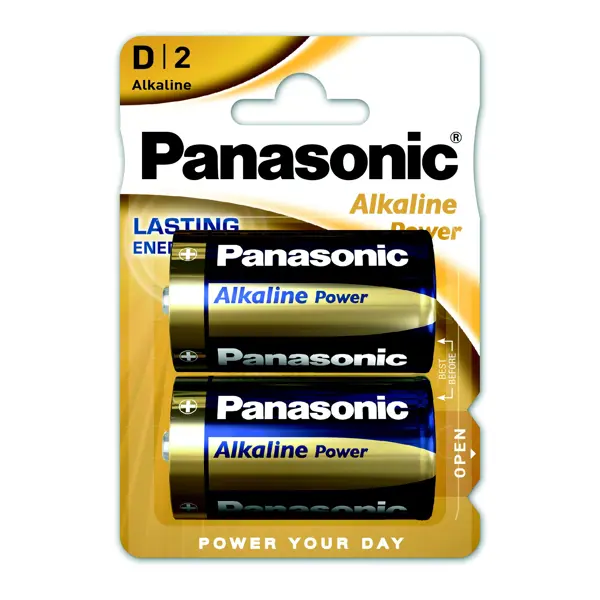 Батарейка PANASONIC LR20 Alkaline Power 1x2 шт на батарейки.com.ua