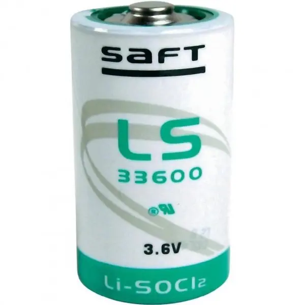 Батарейка SAFT LS 33600 STD, D Size, 3,6В, 17Ач, Li-SOCl2 – купити на батарейки.com.ua