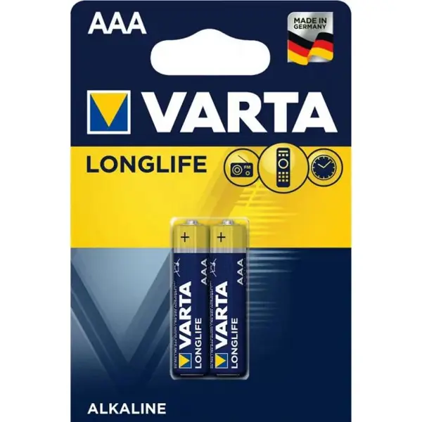 Зображення батарейки VARTA 4903 (LR03) LONGLIFE Power 1x2 BL - батарейки.com.ua