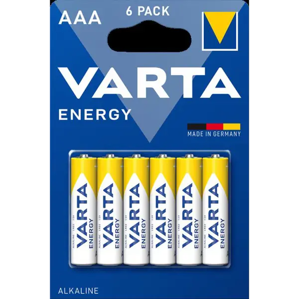 Батарейка VARTA LR03 (04103) ENERGY 1X8 BL на батарейки.com.ua