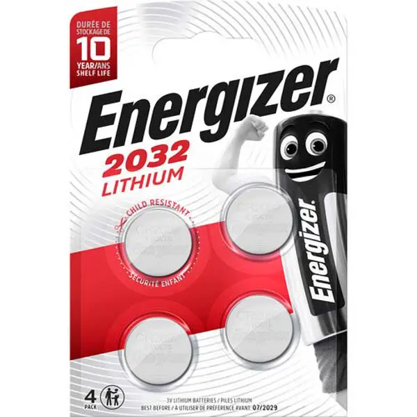 Батарейка літієва ENERGIZER CR2032 (4 шт.) від батарейки.com.ua