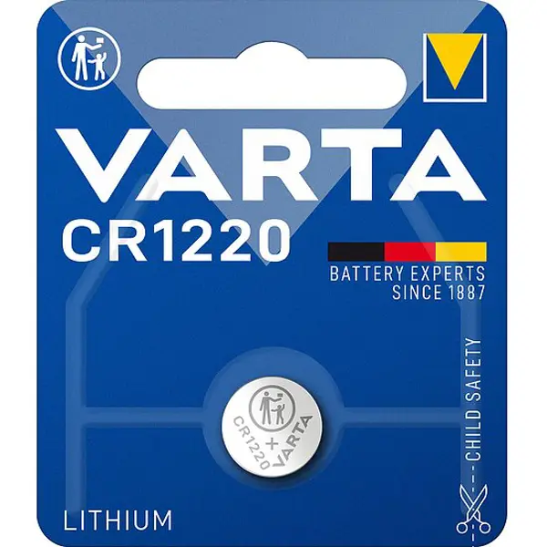 Батарейка літієва VARTA Lithium 6220 (CR1220) - батарейки.com.ua