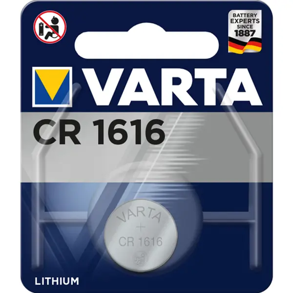 "Батарейка літієва VARTA Lithium 6616 (CR1616) - придбати на батарейки.com.ua"