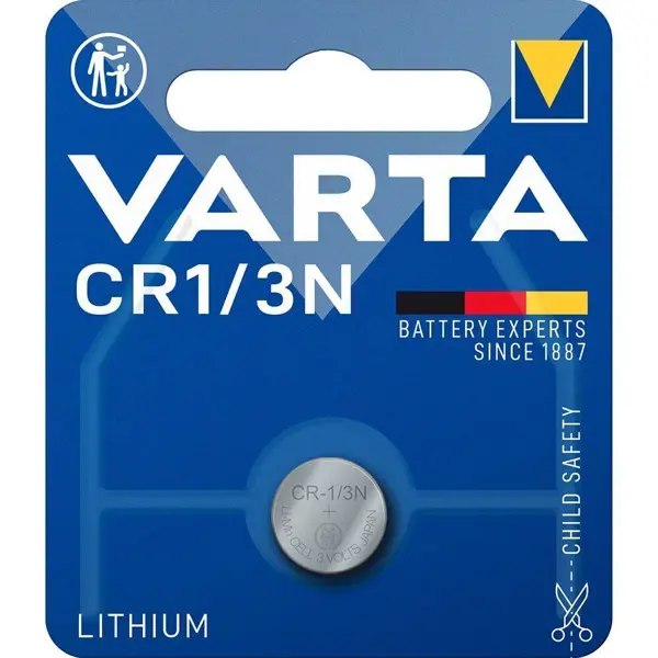 Батарейка VARTA Lithium 6131 (CR1/3N) для Вебасто - батарейки.com.ua