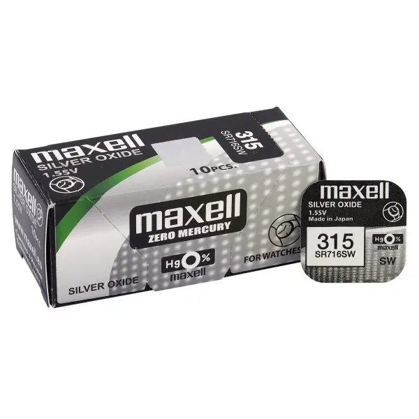 Батарейка в годинник MAXELL SR716SW-B1 (315) 1x10 NEW EUROPE від батарейки.com.ua