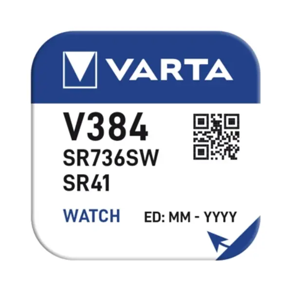 Батарейка в годинник VARTA SR736SW-B1(392) на батарейки.com.ua