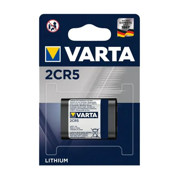 Батарейка VARTA Lithium 6203 (2CR5) для змішувачів від батарейки.com.ua