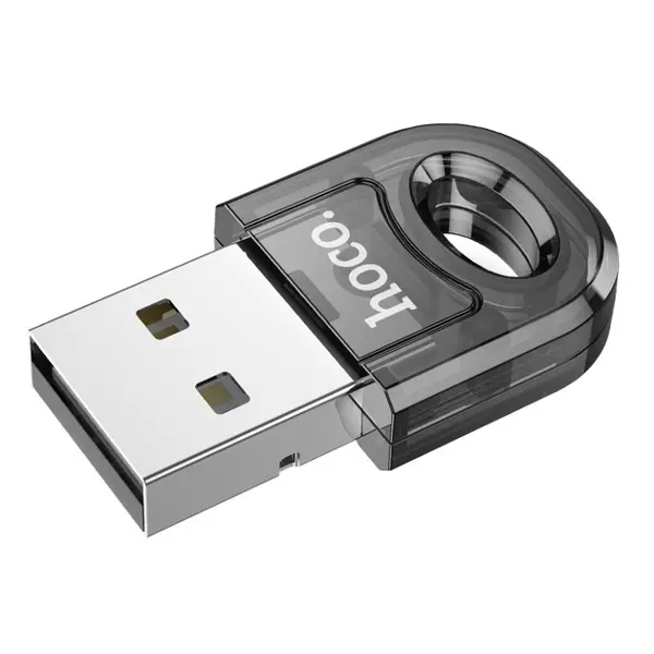 Bluetooth адаптер HOCO UA28 USB BT чорний від батарейки.com.ua