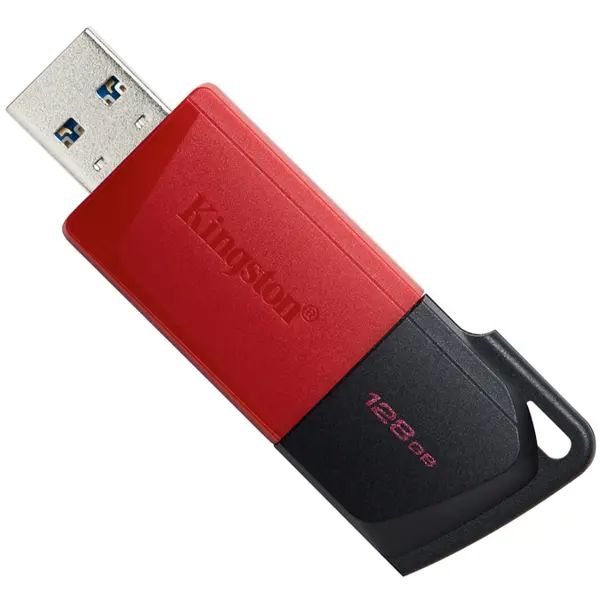 Флешка KINGSTON DataTraveler Exodia M 128 GB USB 3.2 Black/Red від батарейки.com.ua