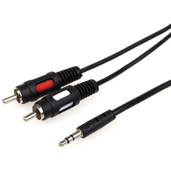 Кабель ATCOM AUX jack3.5 - 2RCA 7.5m 10710 від батарейки.com.ua