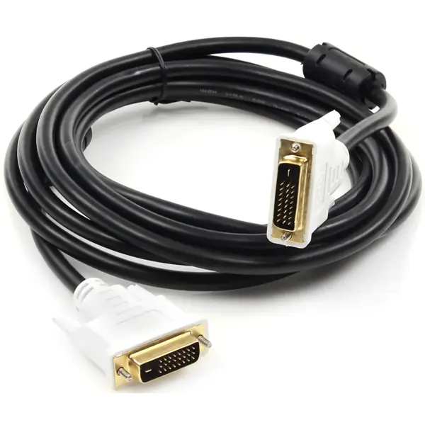 Кабель ATCOM DVI-DVI 24/24pin 3.0m чорний 9148 від батарейки.com.ua