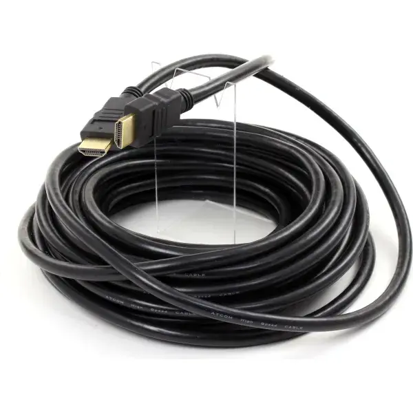 Кабель ATCOM HDMI - HDMI Standard 10.0m black 17394 від батарейки.com.ua