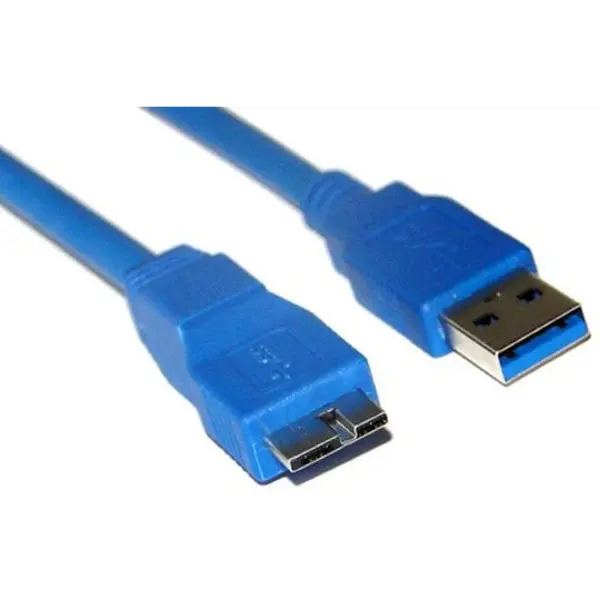 Кабель ATCOM USB 3.0 - MicroB USB 0.8m blue 12825 від батарейки.com.ua