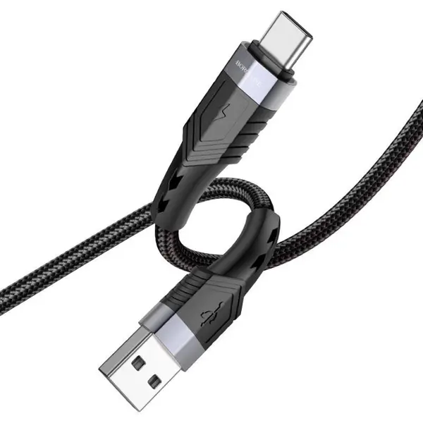 Кабель BOROFONE BU35 USB - Type-C 2A 1m black від батарейки.com.ua