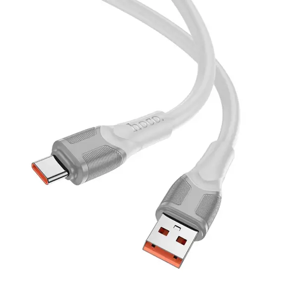 Кабель HOCO X106 USB AM - Type-C 5A 2м білий від батарейки.com.ua