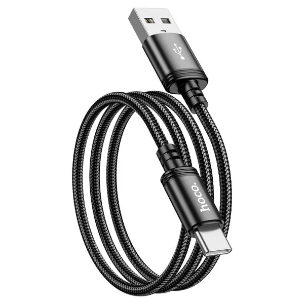 Кабель HOCO X89 USB - Type-C 3A 1,2m Black від батарейки.com.ua