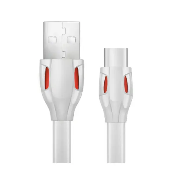 Кабель Remax Laser RC-035а USB - Type-C 1м white від батарейки.com.ua