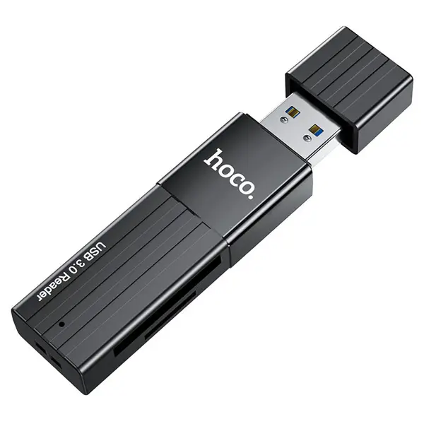 Картрідер HOCO HB20 Mindful 2-в-1 USB2.0 Black