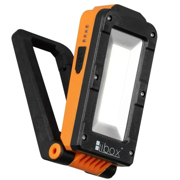 Ліхтарик Libox LB- 0183 COB white red магніт 4 режими micro usb від батарейки.com.ua