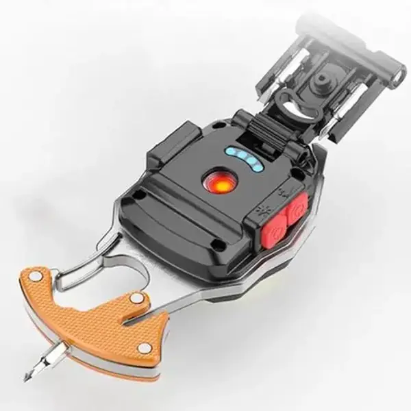 Ліхтарик MULTIFUNCTIONAL BL-W5147/LL-202 (біле, жовте, червоне) викрутки, стробоскоп, запальничка, свисток, Type-C, 7 режимів від батарейки.com.ua