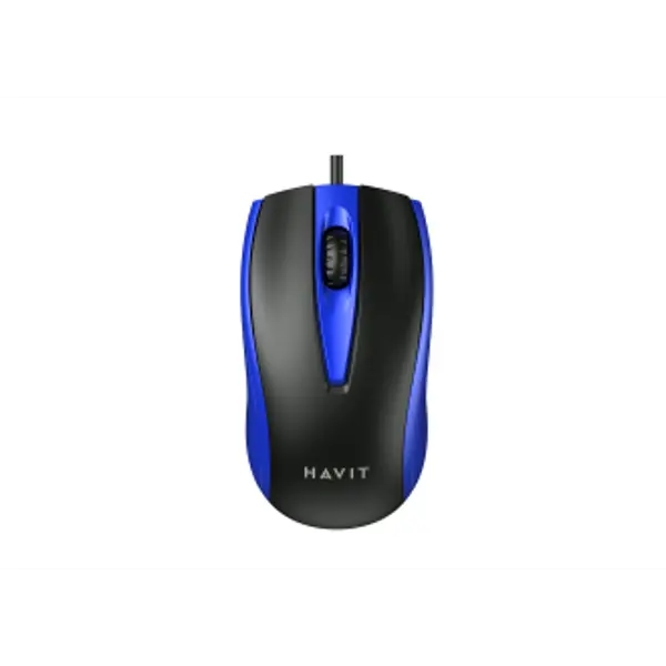 Миша HAVIT HV-MS871 USB blue від батарейки.com.ua