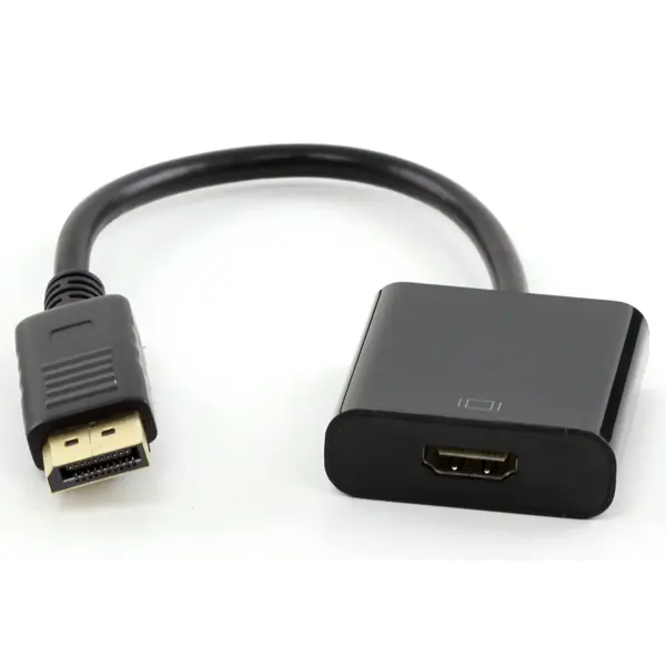 Перехідник ATCOM DisplayPort male - HDMI female 10см 16852 від батарейки.com.ua