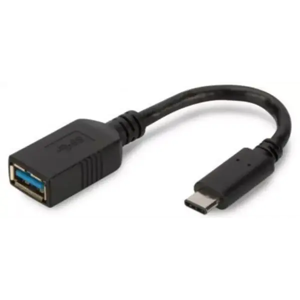 Перехідник OTG ATCOM Type-C - USB 3.0 чорний 11310 від батарейки.com.ua