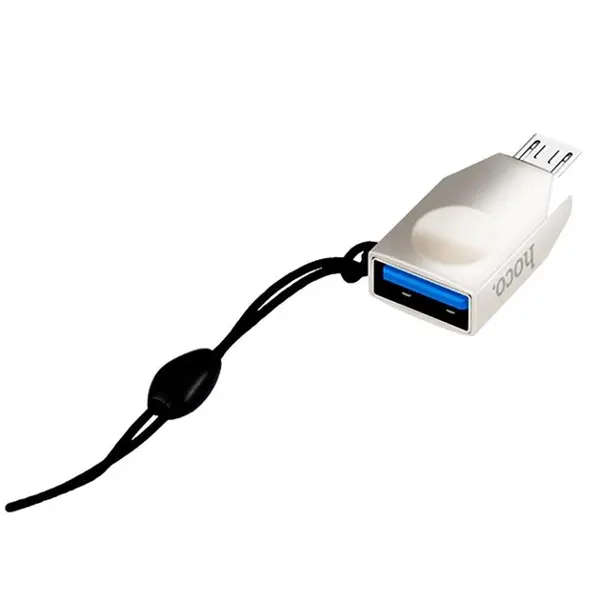 Перехідник OTG HOCO UA10 USB - micro від батарейки.com.ua