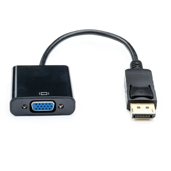 Перехідник ATCOM DisplayPort male - VGA female 10см 16851 від батарейки.com.ua