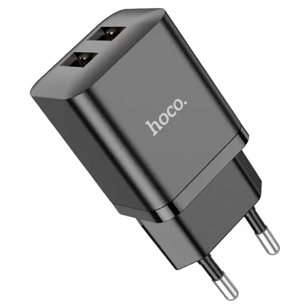 Зарядне HOCO N25 2USB/2,1A Чорний