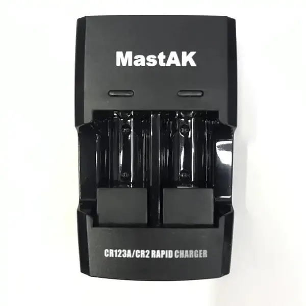 Зарядне MastAK MTL-123 для 2 елементів RCR123, RCR2 Li-Fe від батарейки.com.ua