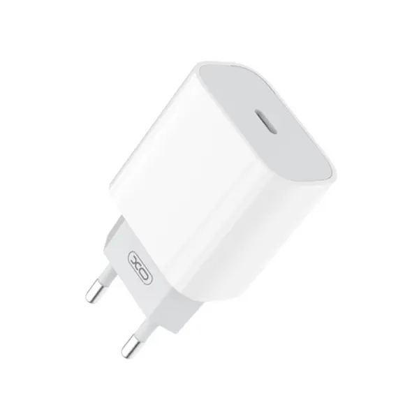 Зарядне XO L77 USB-C 3A PD20W QC3.0 white від батарейки.com.ua