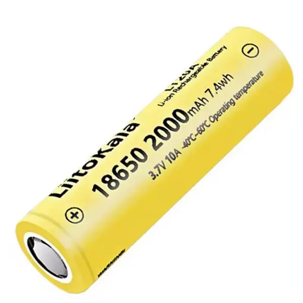 Акумулятор LiitoKala Li-ion 18650 2000mAh, LT20A від батарейки.com.ua