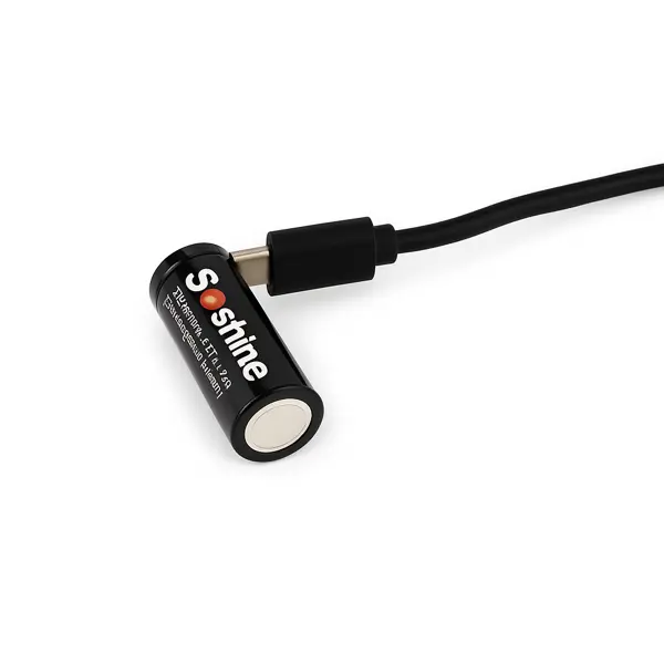 Акумулятор Літієвий Soshine RCR123 16340 3,7V 700mAh, Protected, зарядка від MicroUSB від батарейки.com.ua