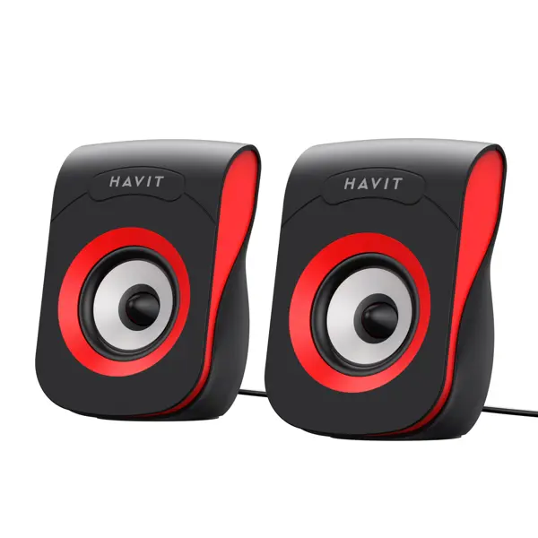 Акустичні колонки HAVIT HV-SK599 USB Black/Red від батарейки.com.ua