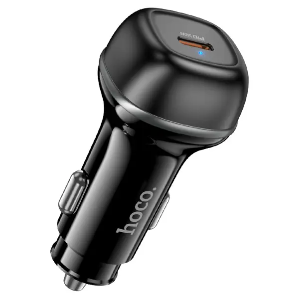 Автомобільне зарядне HOCO Z58 PD30W Type-C чорний від батарейки.com.ua