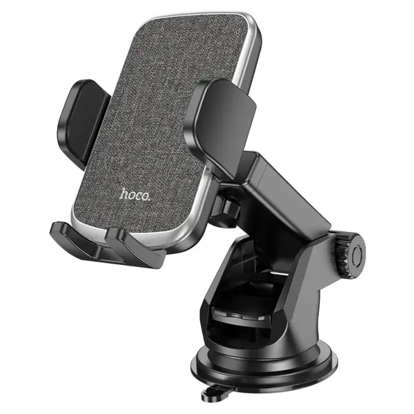 Автотримач HOCO CA95 (CA95 Polaris, in-car telescopic phone holder for dashboard and windshield, for 4.5-6.7 inches mobile phones 1. Material: ABS. 2. Surface technology: tanning texture + pasting. 3. Sizes: 170*70*110mm. 4. Weight: 165g. 5. Suitable for 4.5-6.7 inches mobile phones (clamp width: 55-95mm). 6. Applicable mount: car dashboard, windshield.) від батарейки.com.ua