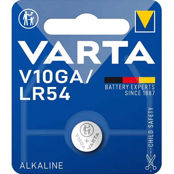 Лужна батарейка VARTA 4274 V10 GA/1bl (LR54) — купити на батарейки.com.ua