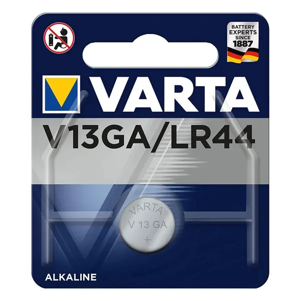 Батарейка лужна VARTA 4276 V13GA/1bl (LR44) - батарейки.com.ua