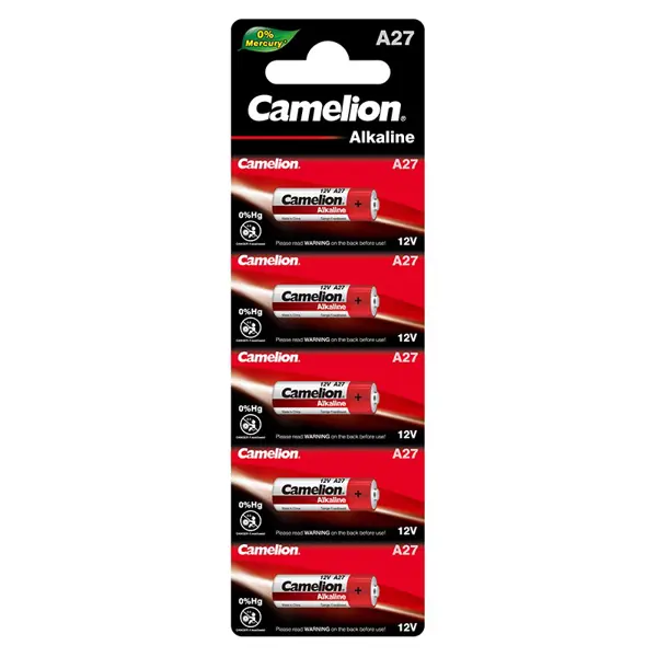 Батарейка CAMELION A 27 /5BL - набір з 5 штук