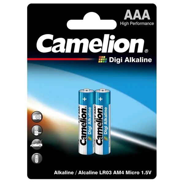 Батарейка CAMELION LR 03/2 BL (Digi Alkaline) - купити на батарейки.com.ua