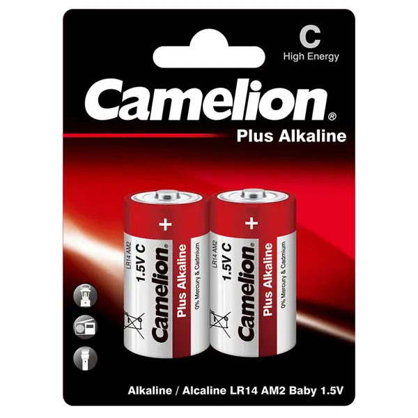 Батарейка CAMELION LR14/2 BL (Plus Alkaline) від батарейки.com.ua