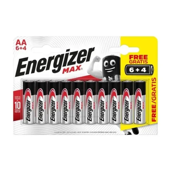 Батарейка ENERGIZER АА LR06 Max 10шт від батарейки.com.ua