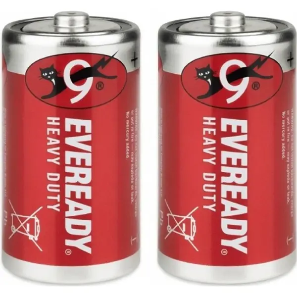 Батарейка ENERGIZER Eveready Heavy Duty R14 C 2шт від батарейки.com.ua