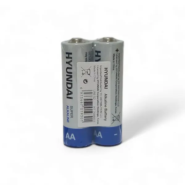 Батарейка HYUNDAI LR-06/2shrink Maximum power упаковка 40шт - купити на батарейки.com.ua