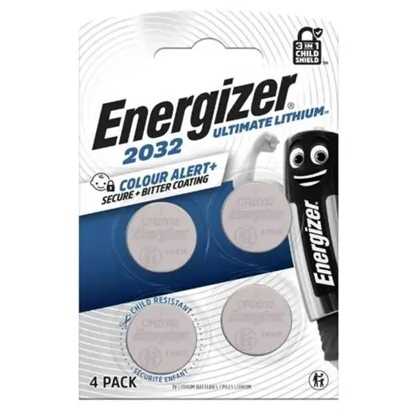 Батарейка літієва ENERGIZER CR2032 Ultimate Lithium 4BL - від батарейки.com.ua