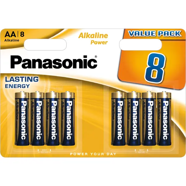 Батарейка PANASONIC LR06 Alkaline Power 8 шт від батарейки.com.ua