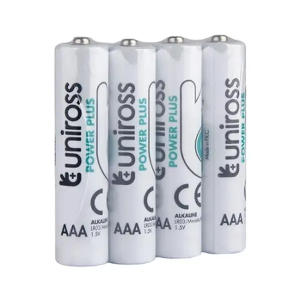 Батарейка Uniross LR03 ААА Exrta Heavy Duty коробка 4shrink від батарейки.com.ua