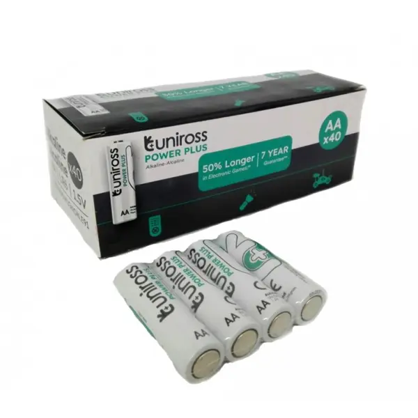 Батарейка Uniross LR06 АА Power Plus 4shrink  від батарейки.com.ua