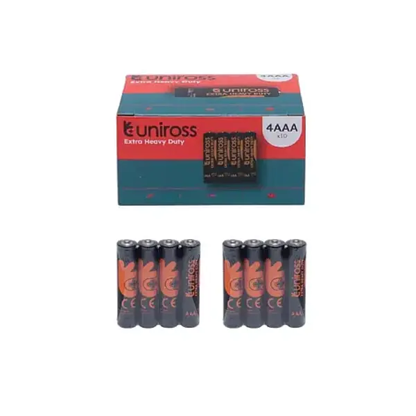 Батарейка Uniross R03 Extra Heavy Duty 4shrink від батарейки.com.ua
